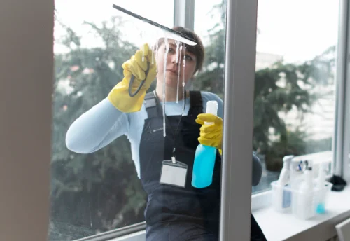 Nettoyage de vitres intérieures et extérieures à Peumerit